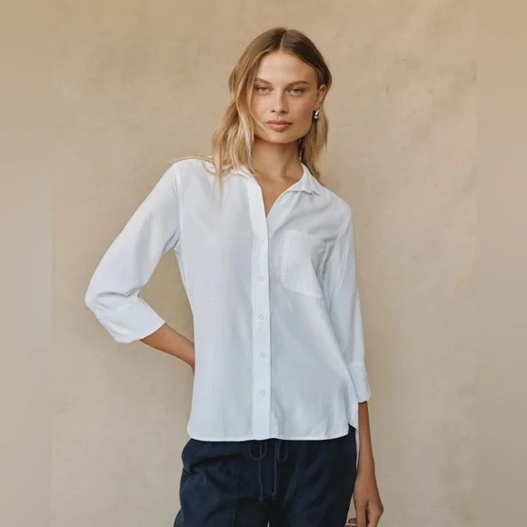 Bell Dahl Shirt Tail Button Down - Picture 2 of 8